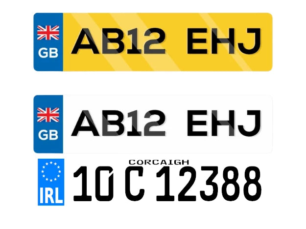 Reg plates(vinyl)