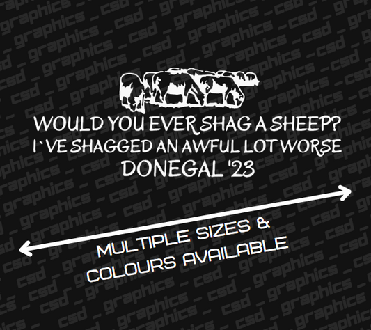 would you shag a sheep?